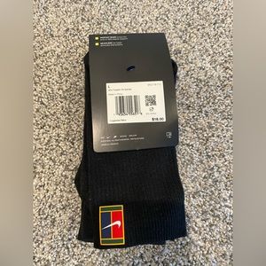 NIKE black socks x2 Multiplier Max Crew